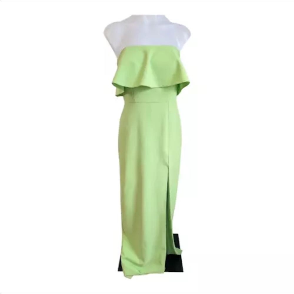 NWT Aidan by Aidan Mattox
Strapless Crepe Column Gown
